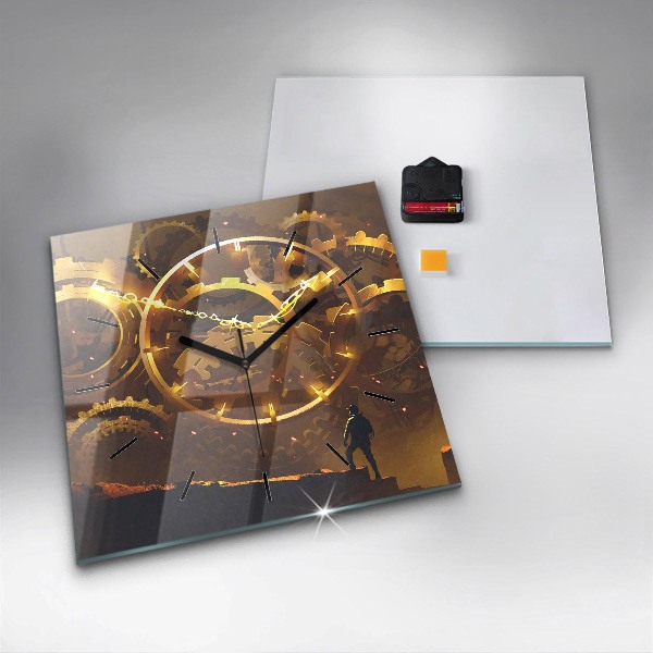 Wanduhr quadratisch Zeit - Mechanismus