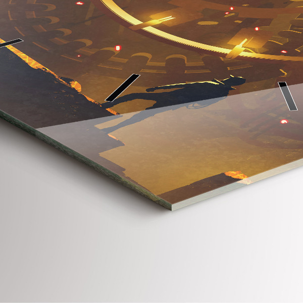 Wanduhr quadratisch Zeit - Mechanismus