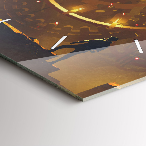 Wanduhr quadratisch Zeit - Mechanismus