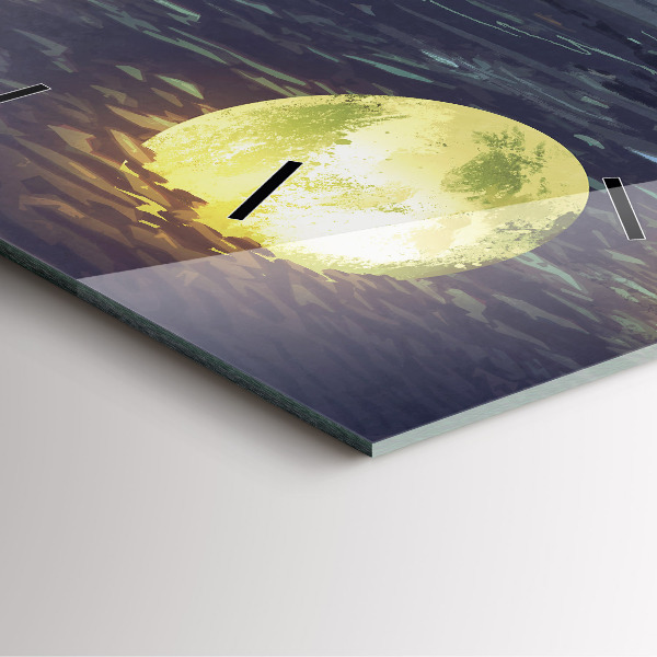 Wanduhr quadratisch Abstraktion