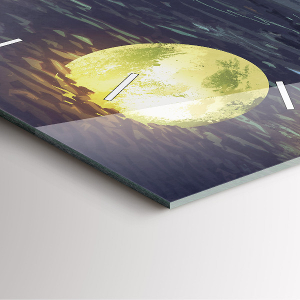 Wanduhr quadratisch Abstraktion