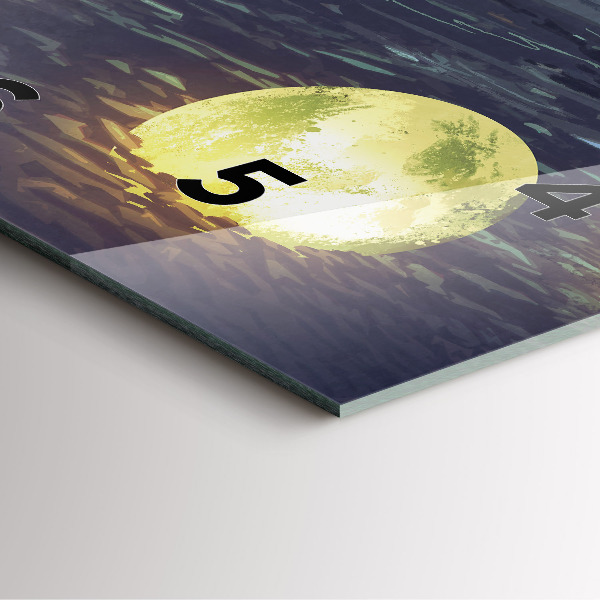 Wanduhr quadratisch Abstraktion