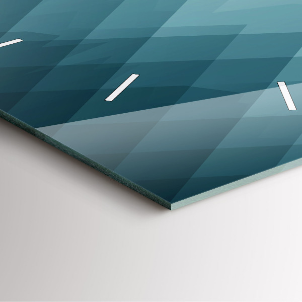 Wanduhr quadratisch mit motiv Geometrische Figuren