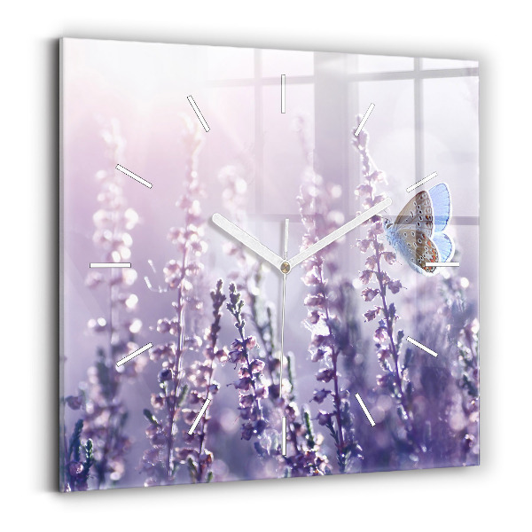 Wanduhr quadratisch mit motiv Abstraktion