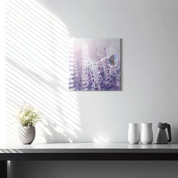 Wanduhr quadratisch mit motiv Abstraktion