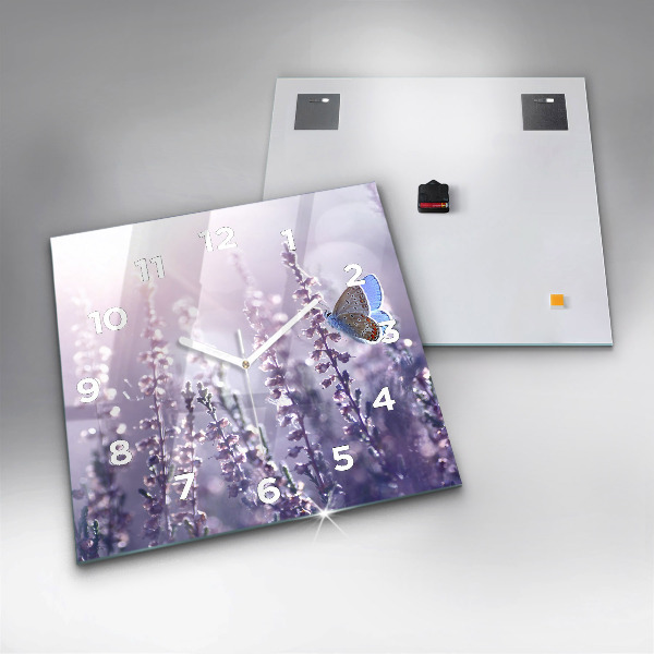 Wanduhr quadratisch mit motiv Abstraktion