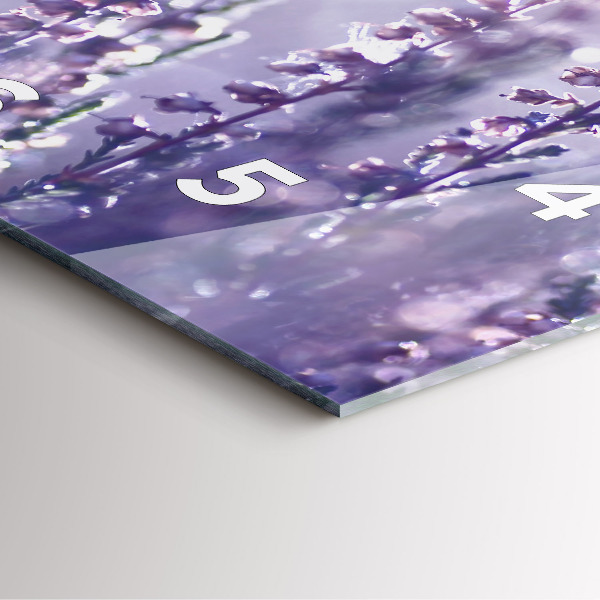 Wanduhr quadratisch mit motiv Abstraktion