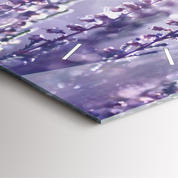 Wanduhr quadratisch mit motiv Abstraktion