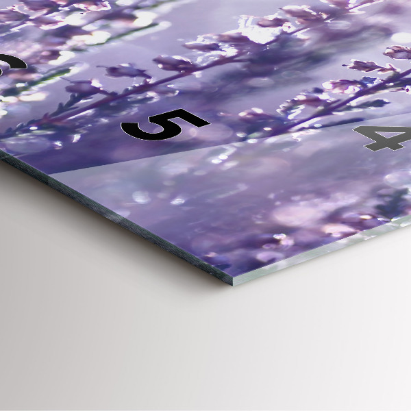 Wanduhr quadratisch mit motiv Abstraktion