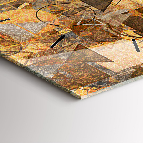 Wanduhr quadratisch Geometrische Formen