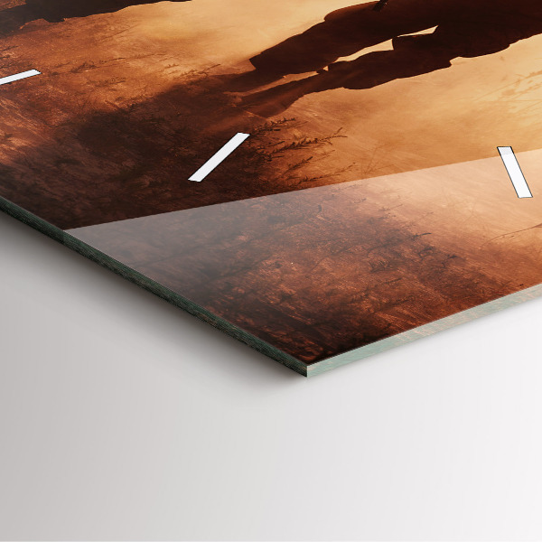 Wanduhr quadratisch mit motiv Marines der Vereinigten Staaten