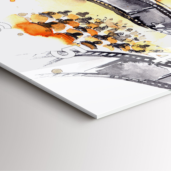 Wanduhr modern quadratisch Kinematographie Kamera