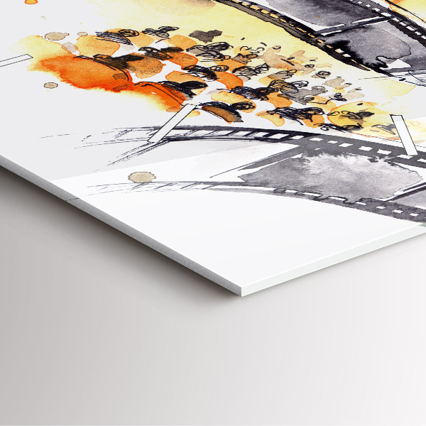 Wanduhr modern quadratisch Kinematographie Kamera