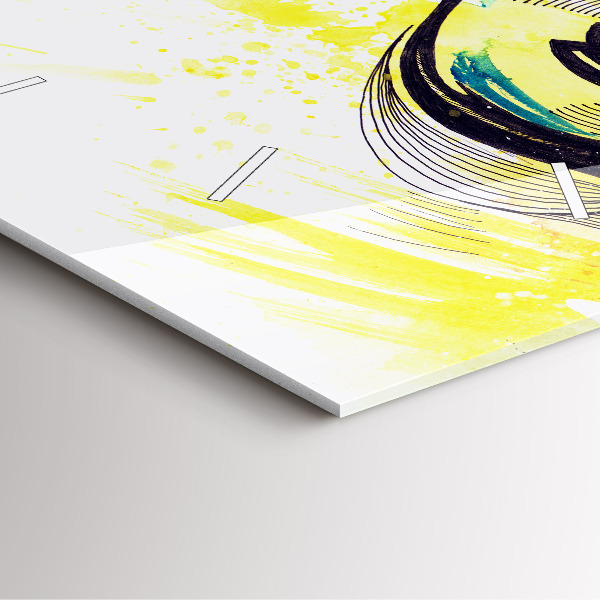 Wanduhr modern quadratisch Sonnenbrille