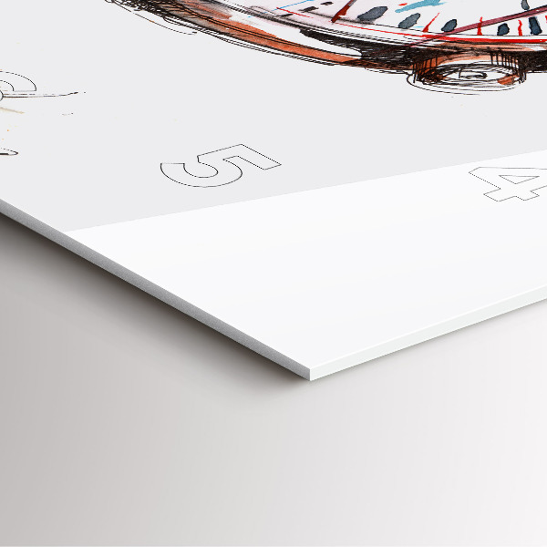 Wanduhr quadratisch Schweizer Uhr