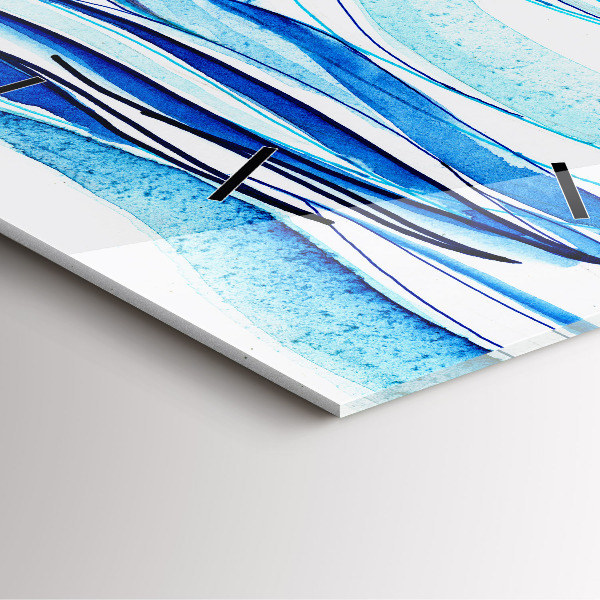 Wanduhr quadratisch mit motiv Surfbrett