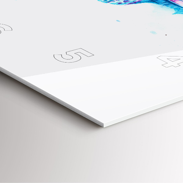 Wanduhr modern quadratisch Cello Park See