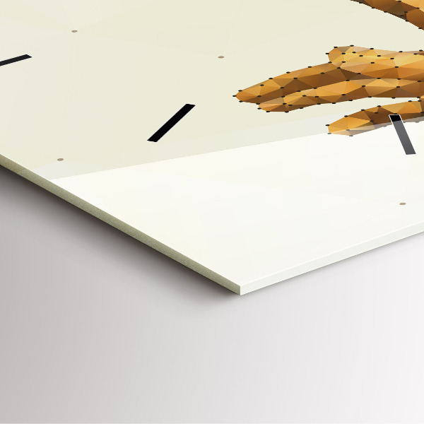 Wanduhr modern quadratisch Erschaffung von Adam