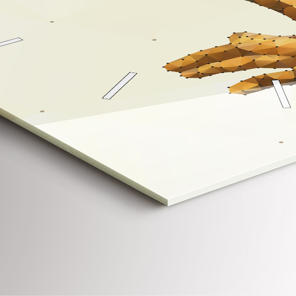 Wanduhr modern quadratisch Erschaffung von Adam