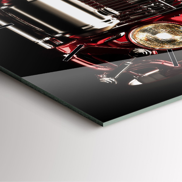 Wanduhr modern quadratisch Alter Oldtimer