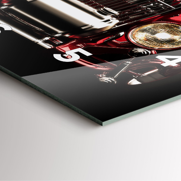 Wanduhr modern quadratisch Alter Oldtimer