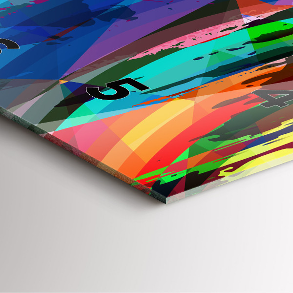 Wanduhr modern quadratisch Abstrakter Hintergrund