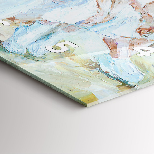 Wanduhr modern quadratisch Junge Ballerinas