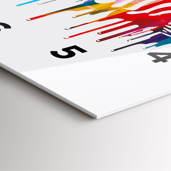 Wanduhr quadratisch Buntes Zebra