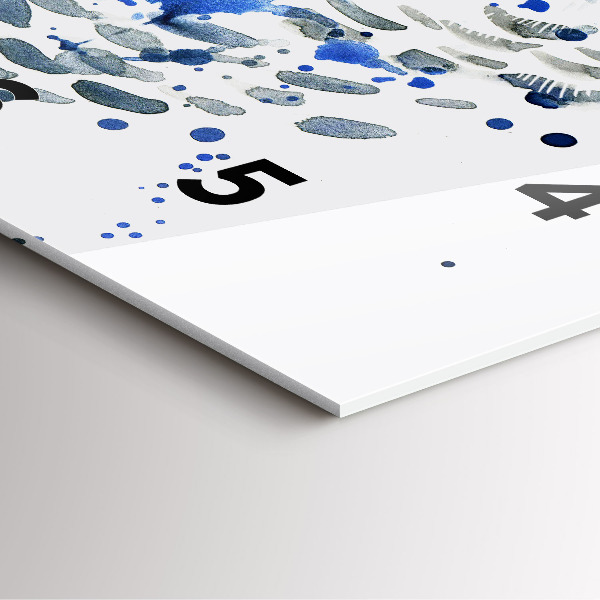 Wanduhr modern quadratisch Eulenblick