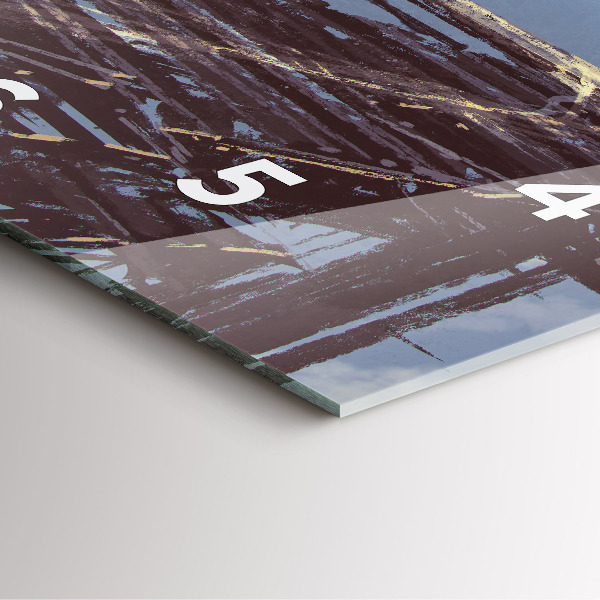 Wanduhr modern quadratisch Engel Fahrrad