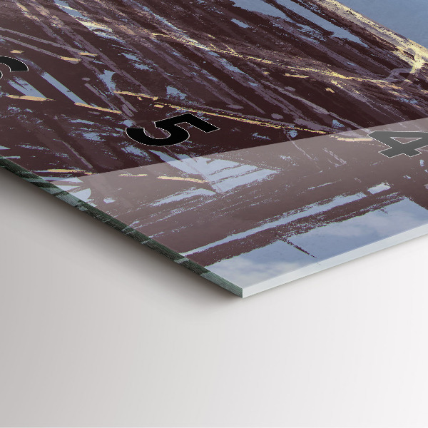 Wanduhr modern quadratisch Engel Fahrrad