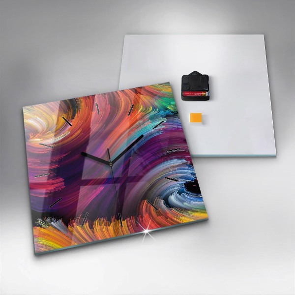 Wanduhr quadratisch Abstrakter Verkauf