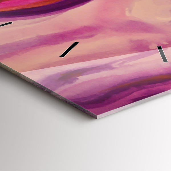 Wanduhr modern quadratisch Malerei Frauen