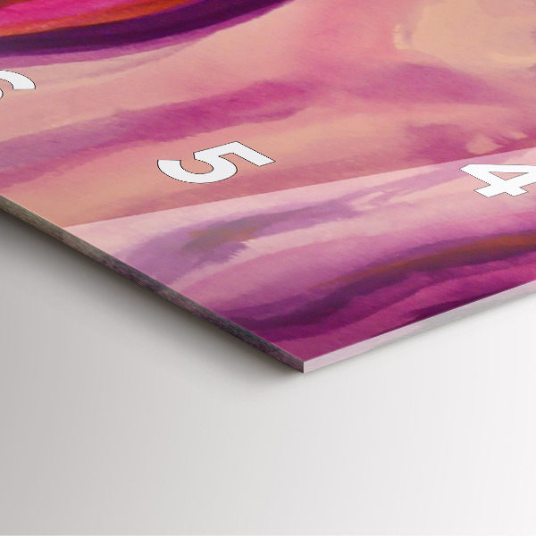 Wanduhr modern quadratisch Malerei Frauen