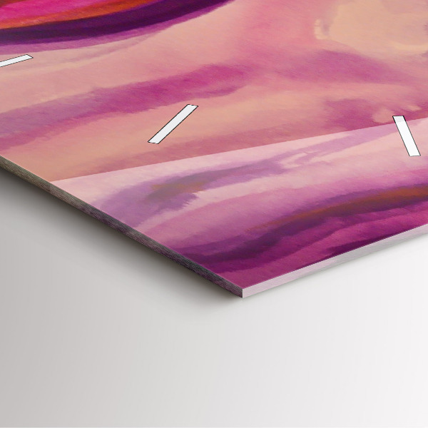 Wanduhr modern quadratisch Malerei Frauen