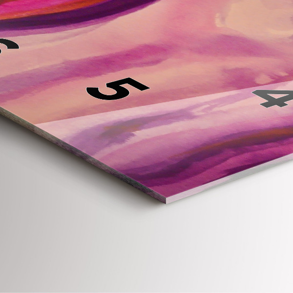 Wanduhr modern quadratisch Malerei Frauen