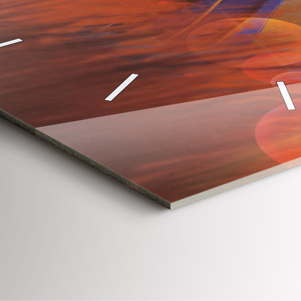 Wanduhr quadratisch Ritter mit Schwert