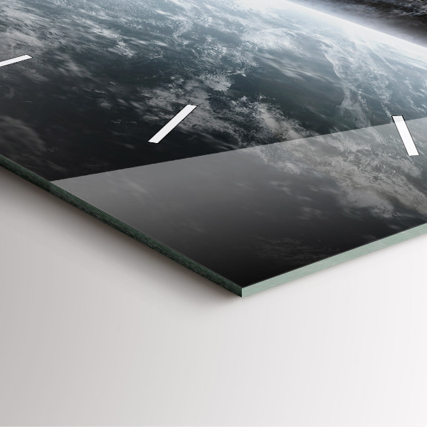 Wanduhr quadratisch mit motiv Kosmos Planeten