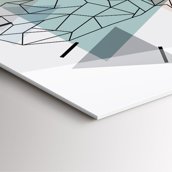 Wanduhr modern quadratisch Rentier skandinavischer Stil