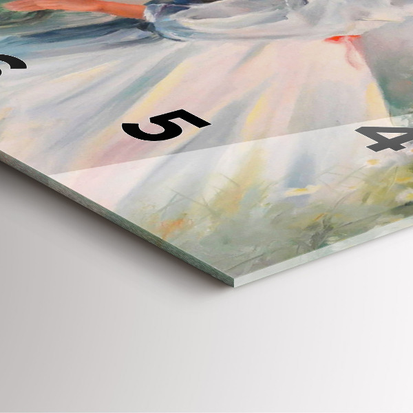 Wanduhr quadratisch mit motiv Schöne Frau mit Pferd