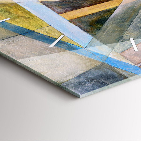 Wanduhr modern quadratisch Impressionistische Malerei