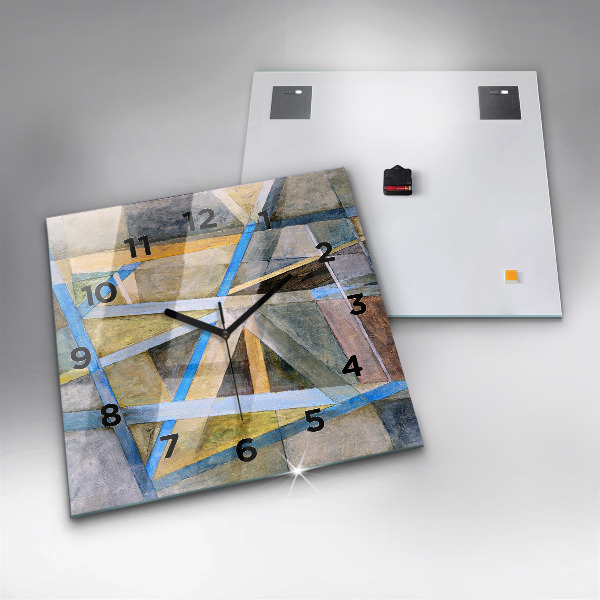 Wanduhr modern quadratisch Impressionistische Malerei