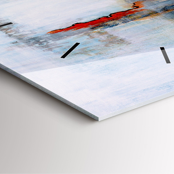 Wanduhr quadratisch mit motiv Abstraktion