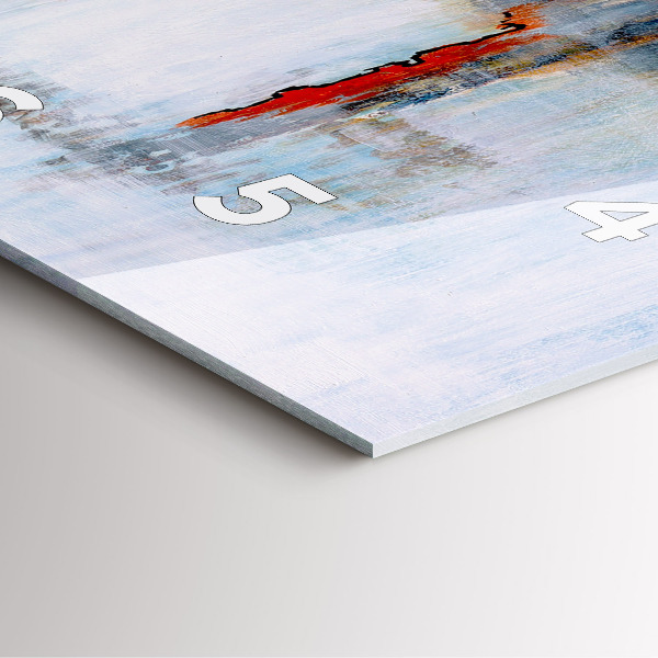 Wanduhr quadratisch mit motiv Abstraktion