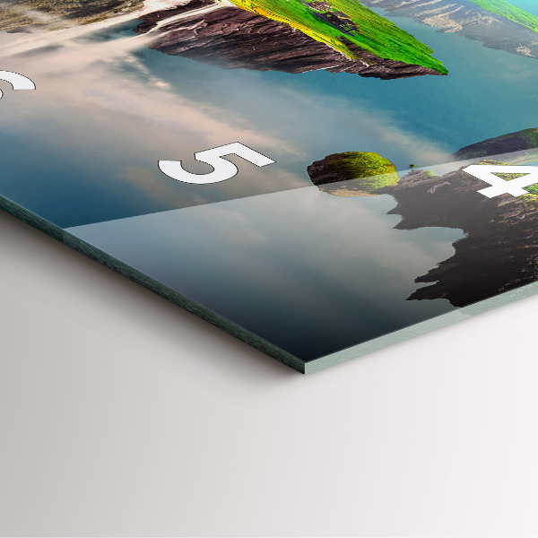 Wanduhr modern quadratisch Chinesische Fantasieszenen