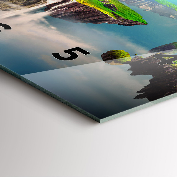 Wanduhr modern quadratisch Chinesische Fantasieszenen