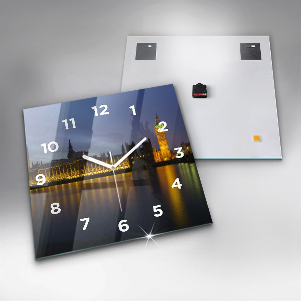 Wanduhr quadratisch mit motiv Winchester Palast London