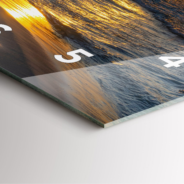 Wanduhr modern quadratisch Władysławowo Ostsee