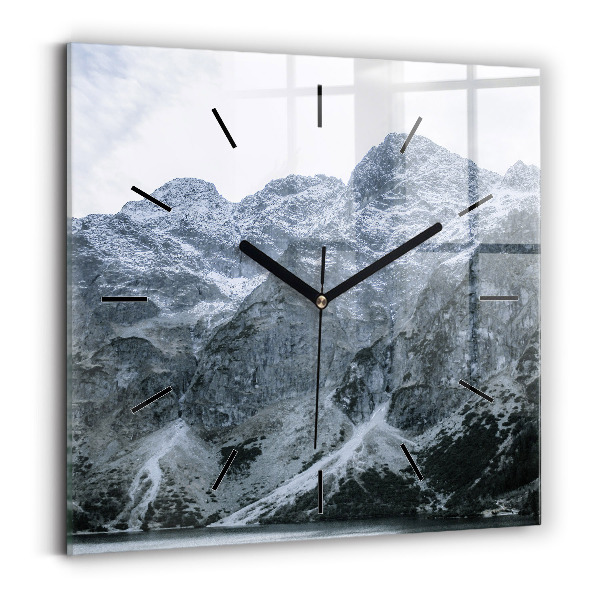 Wanduhr quadratisch Morskie Oko im Tatra-Gebirge