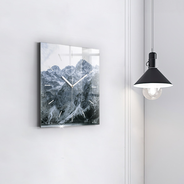 Wanduhr quadratisch Morskie Oko im Tatra-Gebirge